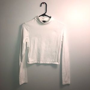 White Crop Top